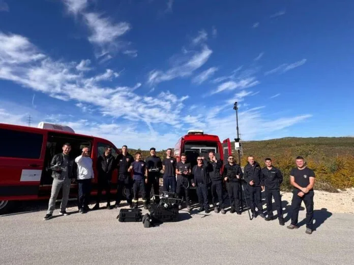 Vatrogasci iz HBŽ-a usavršavali korištenje dronova za rano otkrivanje požara